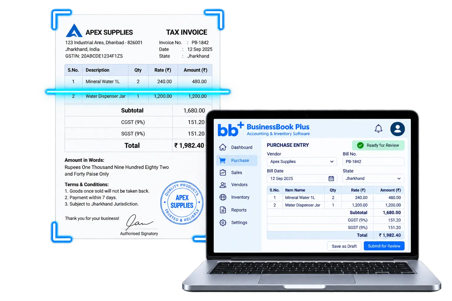 AI Purchase Bill Scanner